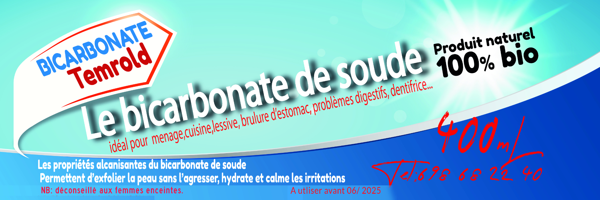 Bicarbonate de soude Temrold