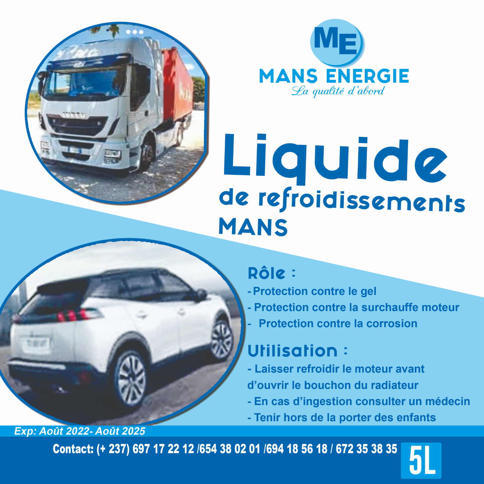 Liquide de refroidissement MANS