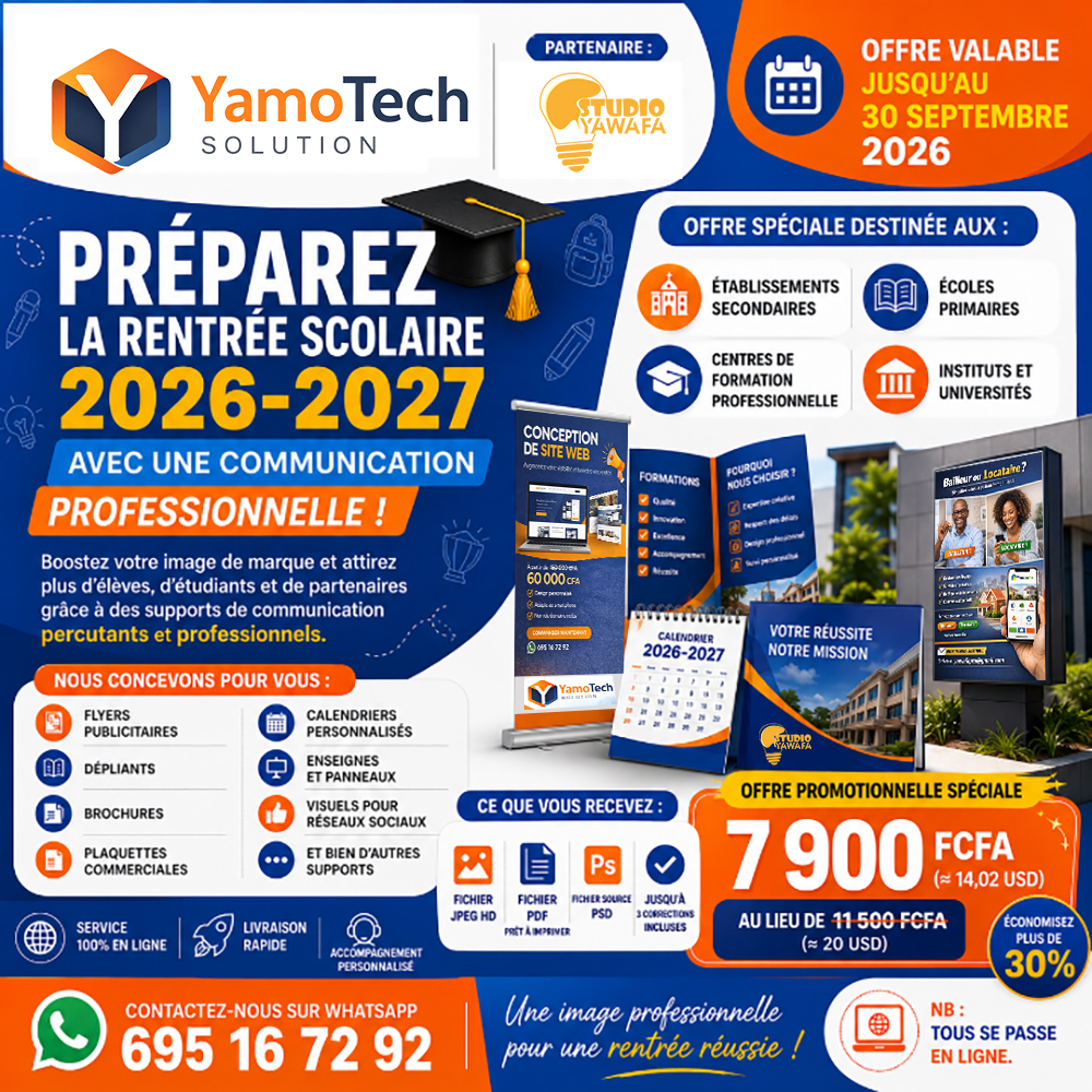 Flyer Rentrée Scolaire